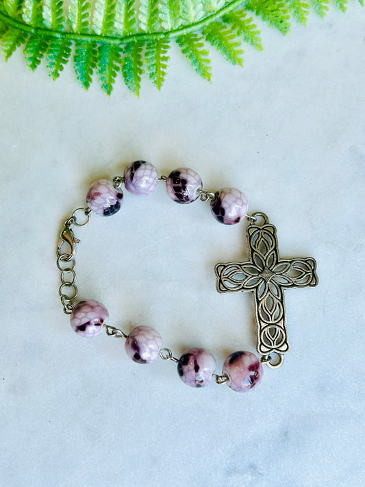 Cross Bracelet-Snake