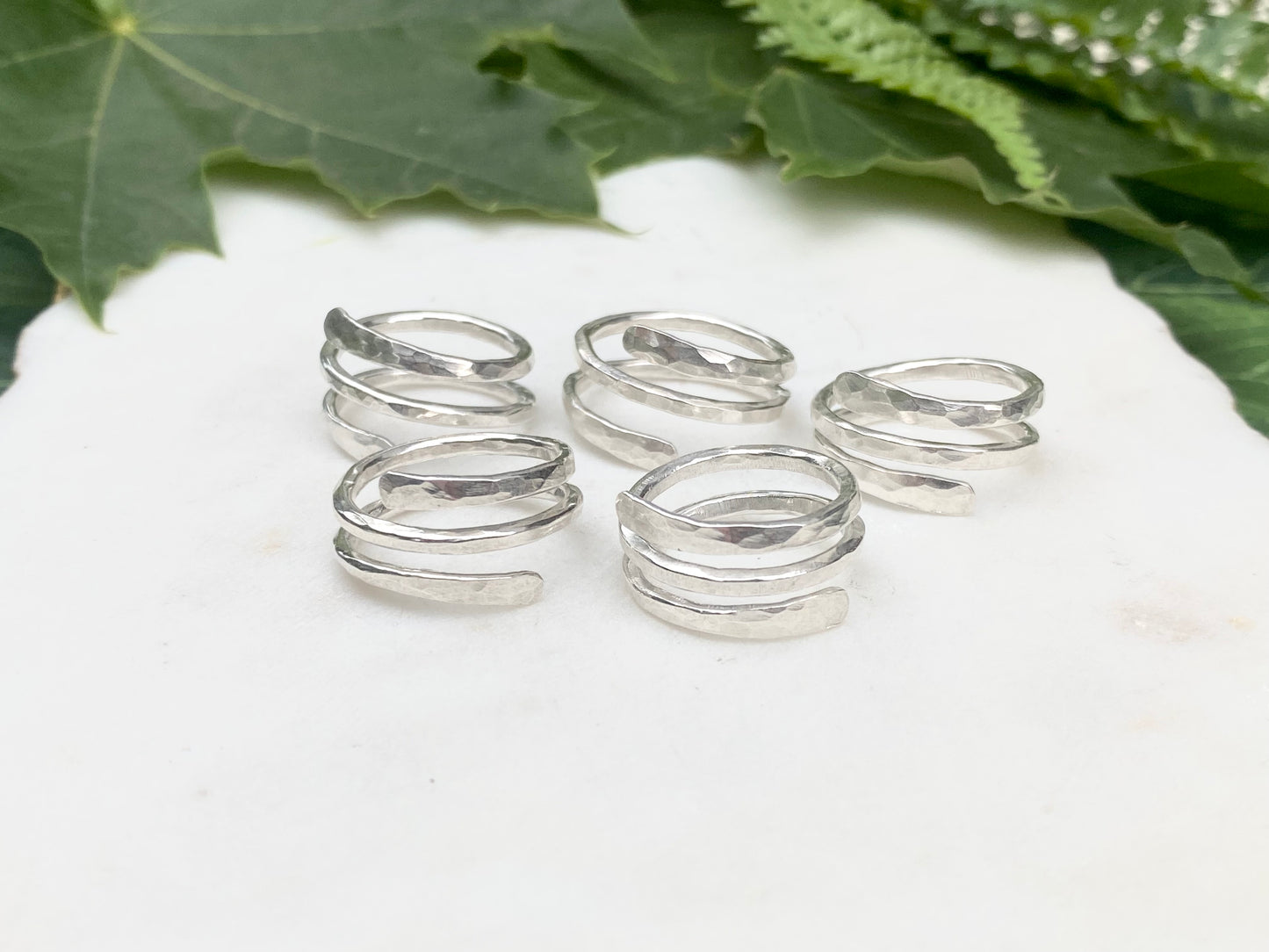 Silver Spiral Ring