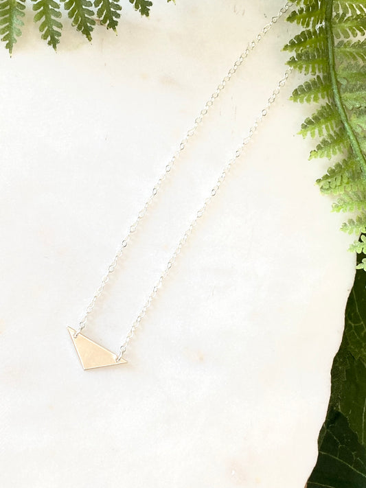 Triangle Silver Necklace