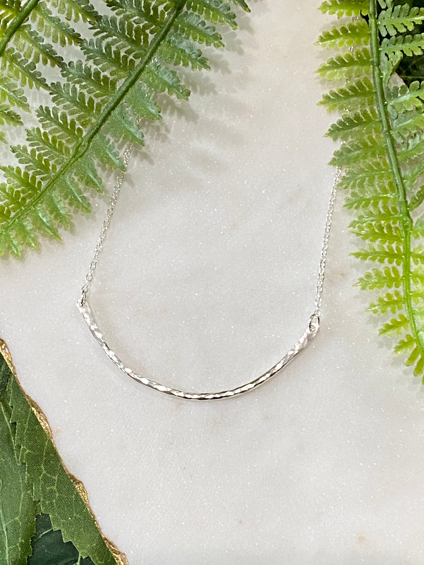 Silver Arch Necklace