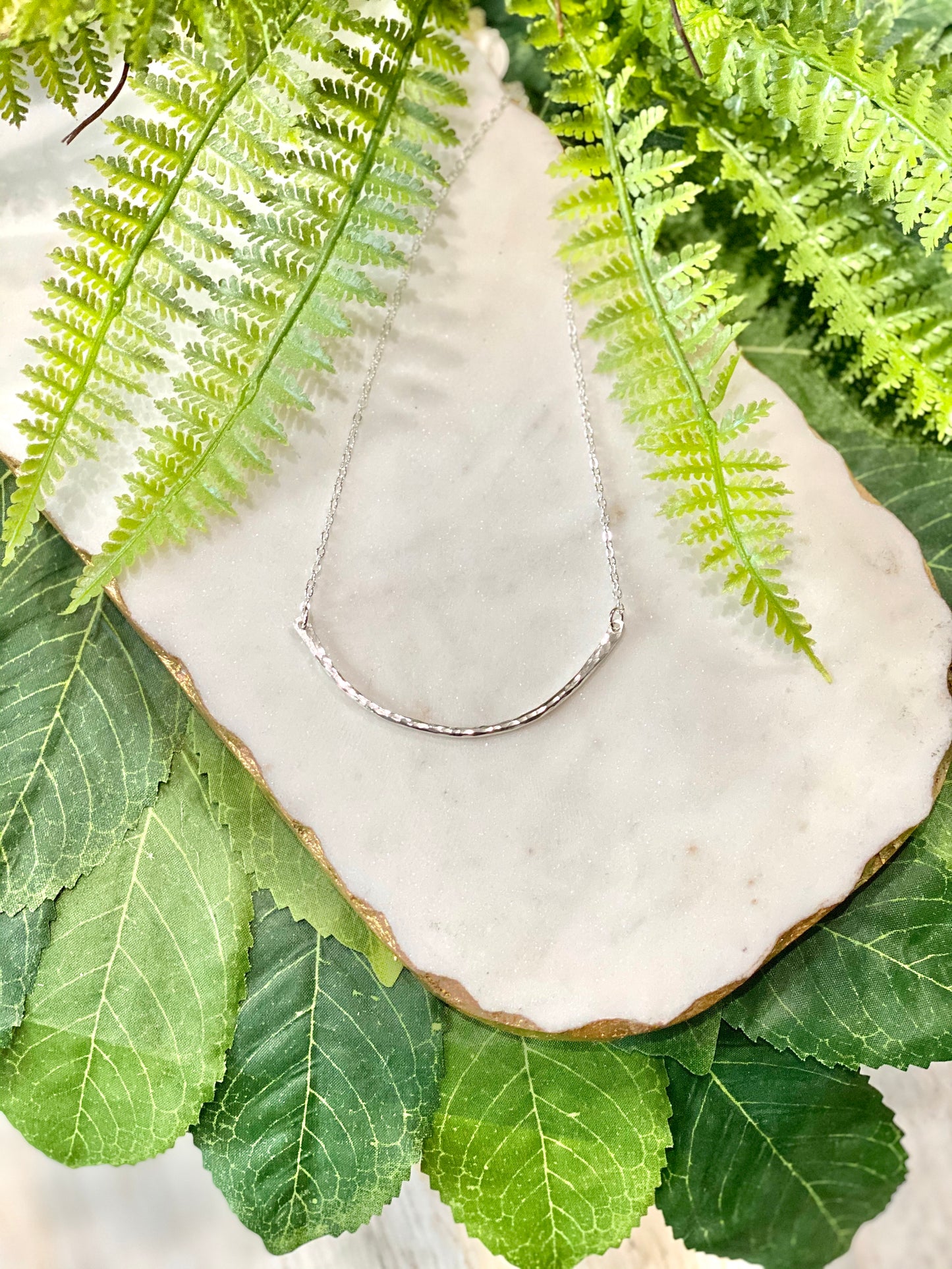 Silver Arch Necklace